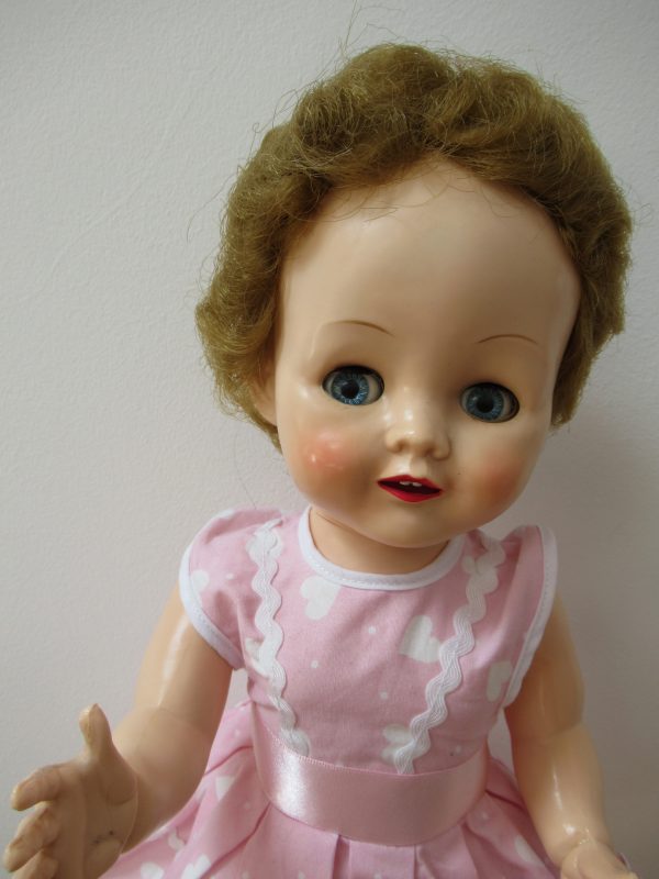 1950's Hard Plastic Pedigree 16 inch Blonde walker doll Honey